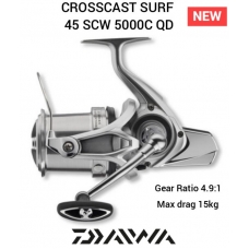 Carreto Daiwa Crosscast Surf 45 SCW 5000C QD ( Novidade 2020 )